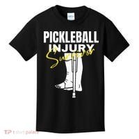 Pickleball Injury Survivor Funny Dink Player Team Paddleball Kids T-Shirt thumb 0