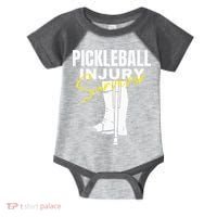 Pickleball Injury Survivor Funny Dink Player Team Paddleball Infant Baby Jersey Bodysuit thumb 0