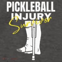 Pickleball Injury Survivor Funny Dink Player Team Paddleball Vector Backpack thumb 2