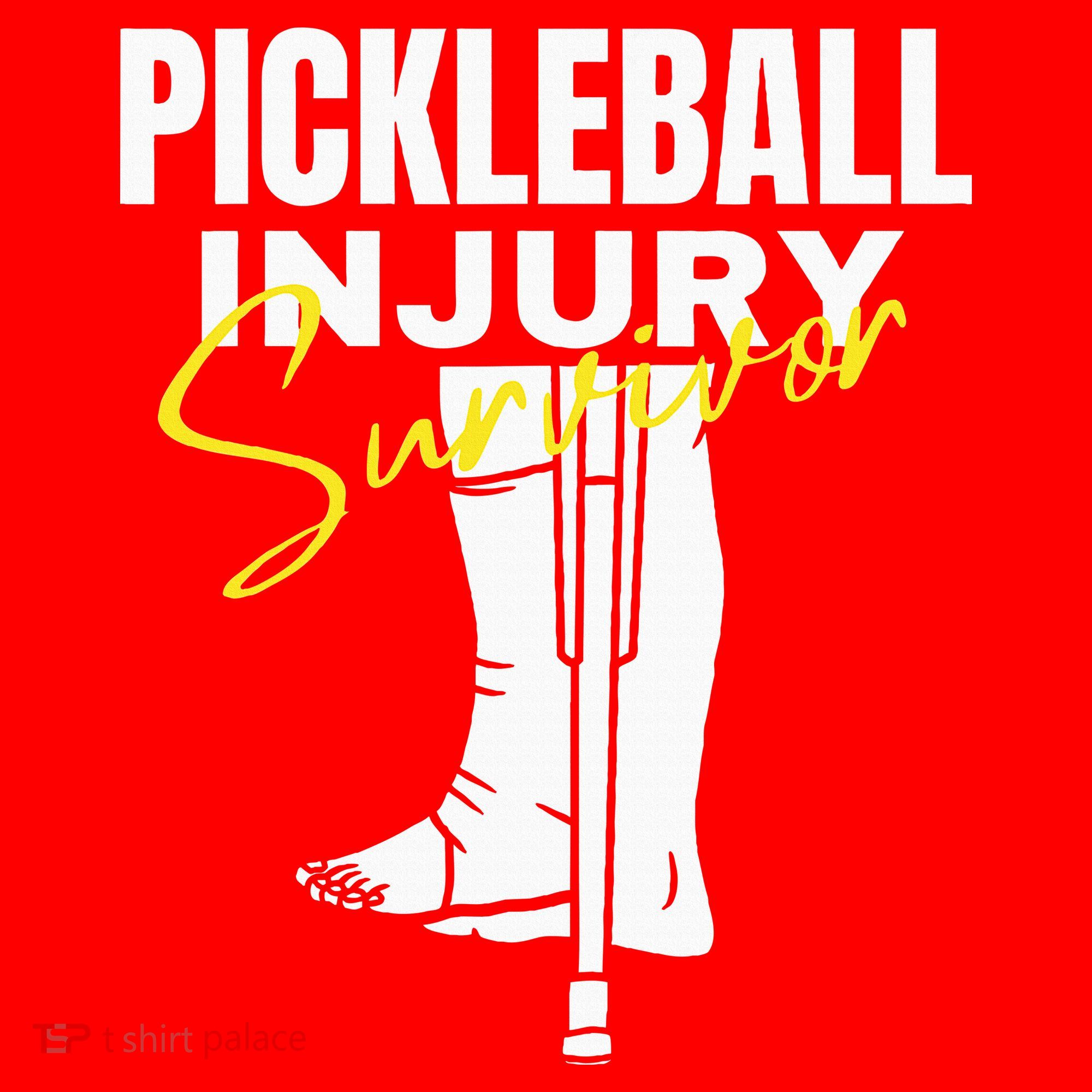 Pickleball Injury Survivor Funny Dink Player Team Paddleball Santa Hat