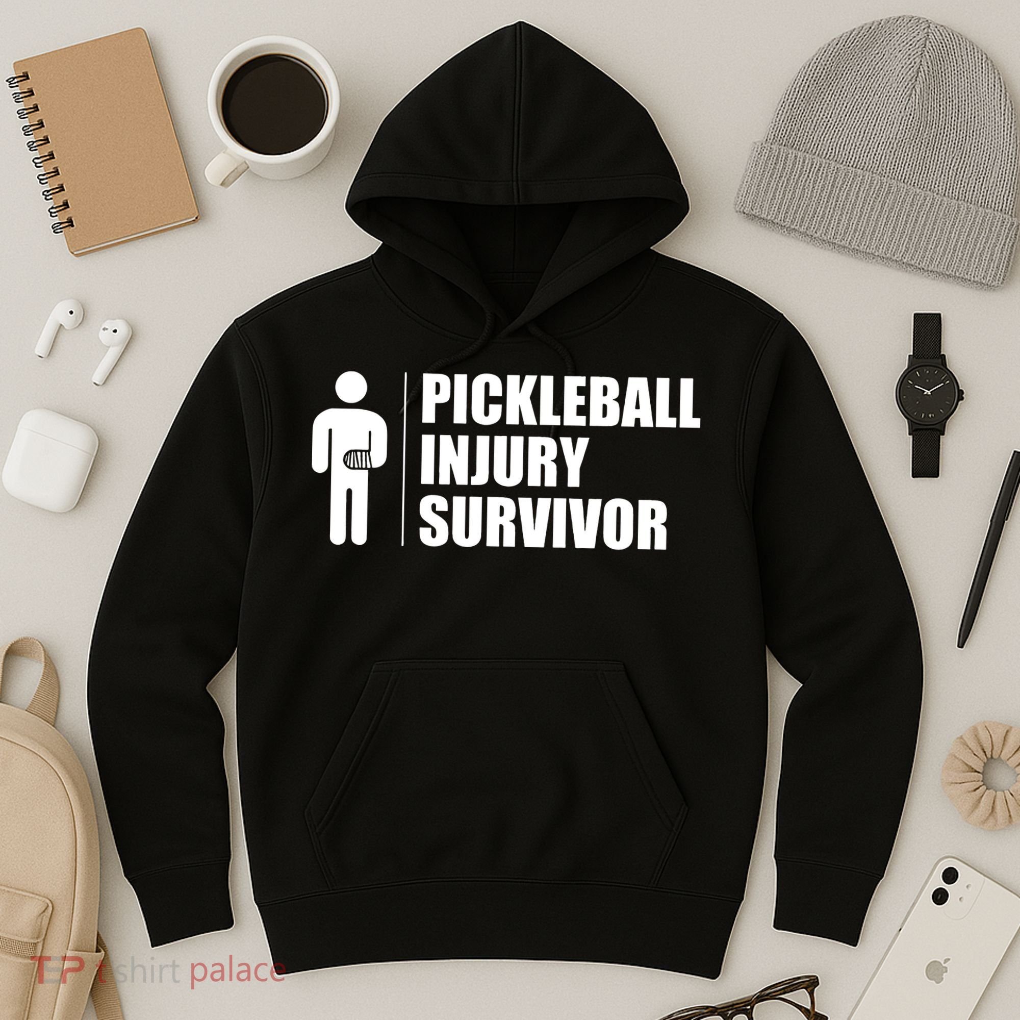 Pickleball Injury Survivor Hoodie