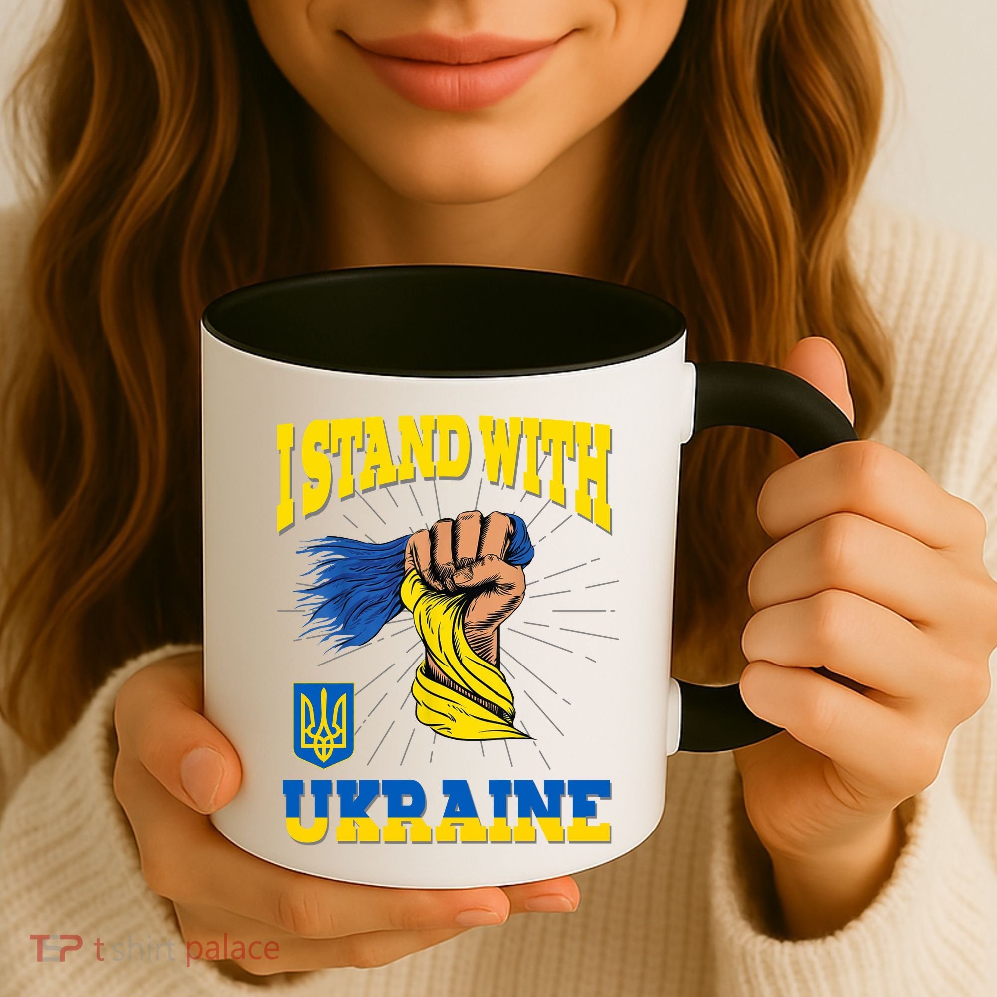 Powerful I Stand With Ukraine Coffee Mug
