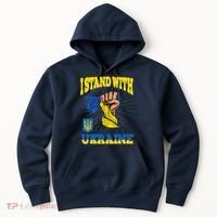 Powerful I Stand With Ukraine Hoodie thumb 0