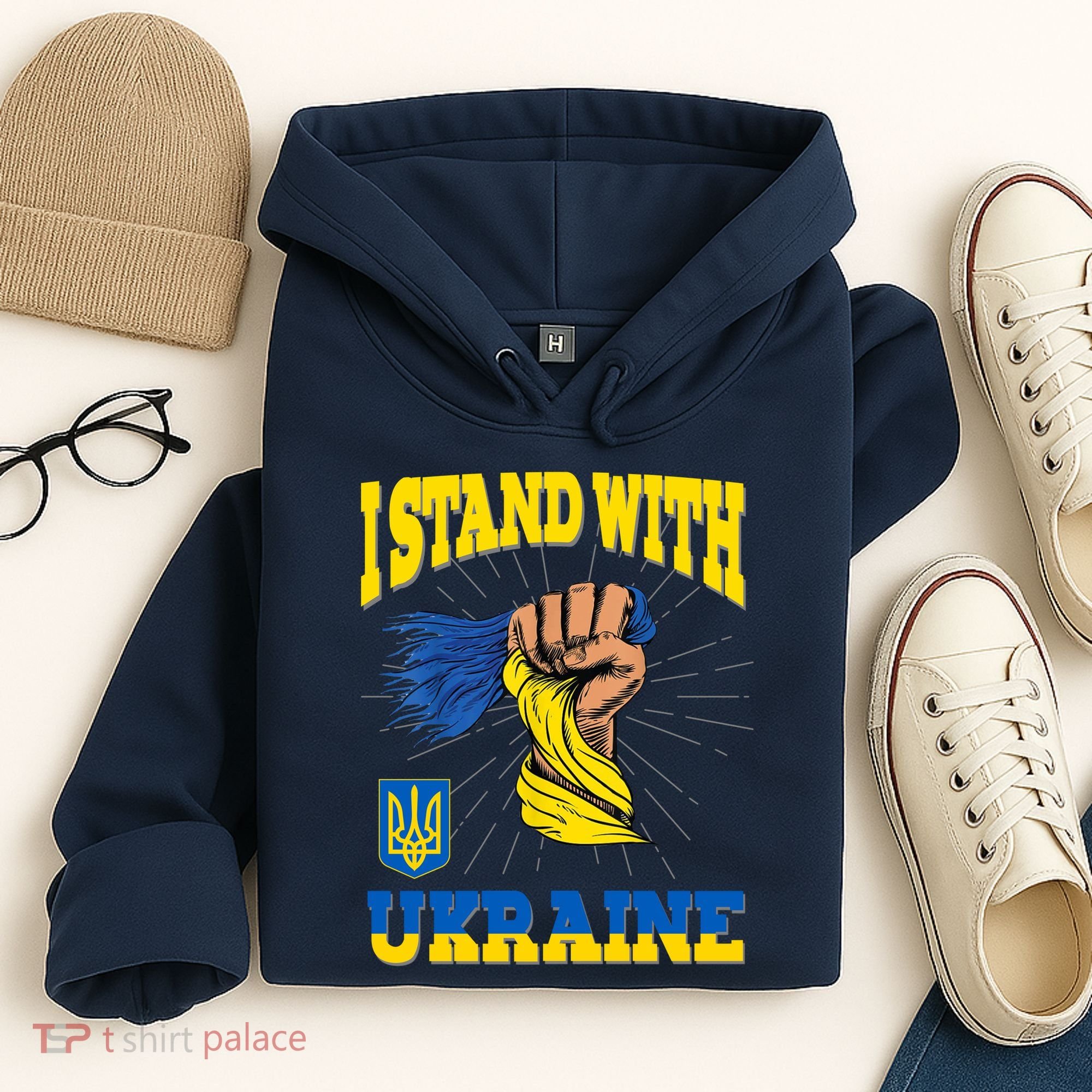 Powerful I Stand With Ukraine Hoodie