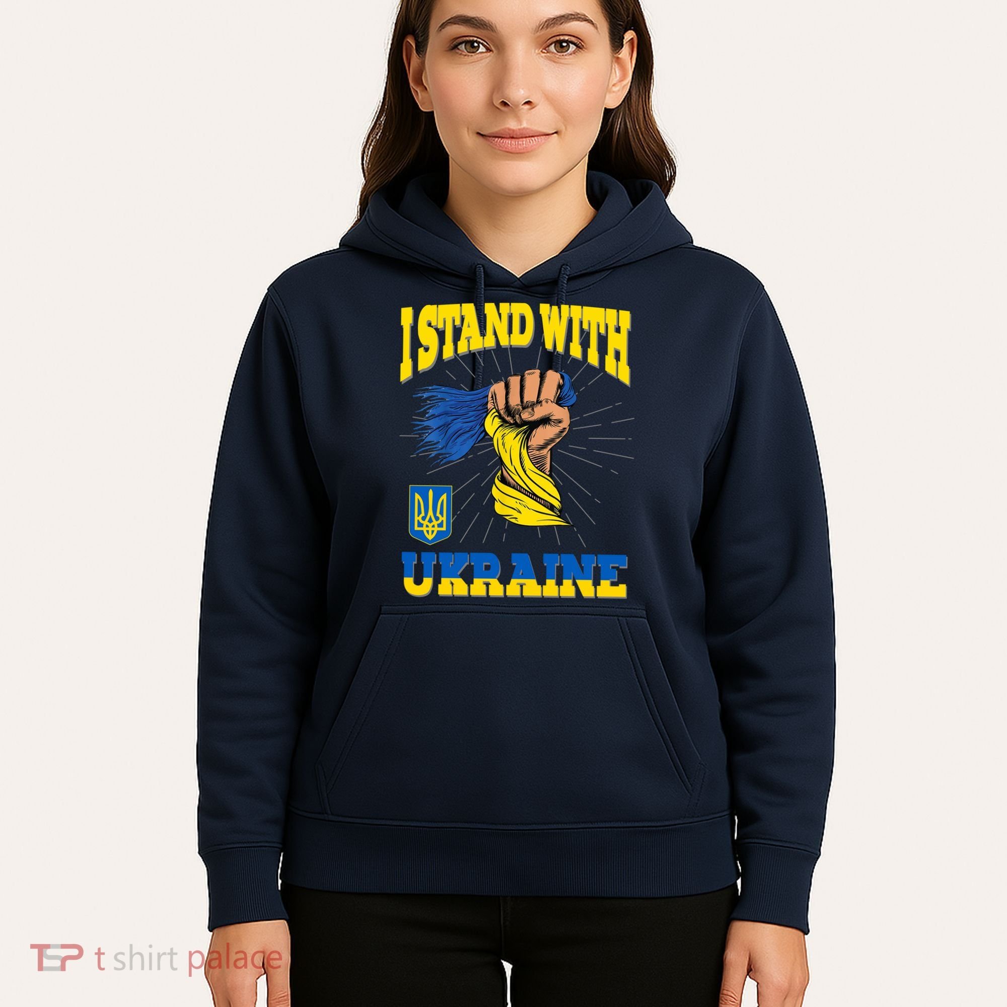 Powerful I Stand With Ukraine Hoodie