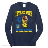 Powerful I Stand With Ukraine Long Sleeve Shirt thumb 0