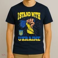 Powerful I Stand With Ukraine T-Shirt thumb 3