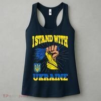 Powerful I Stand With Ukraine Women's Tank Top thumb 3
