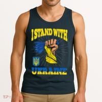 Powerful I Stand With Ukraine Tank Top thumb 3