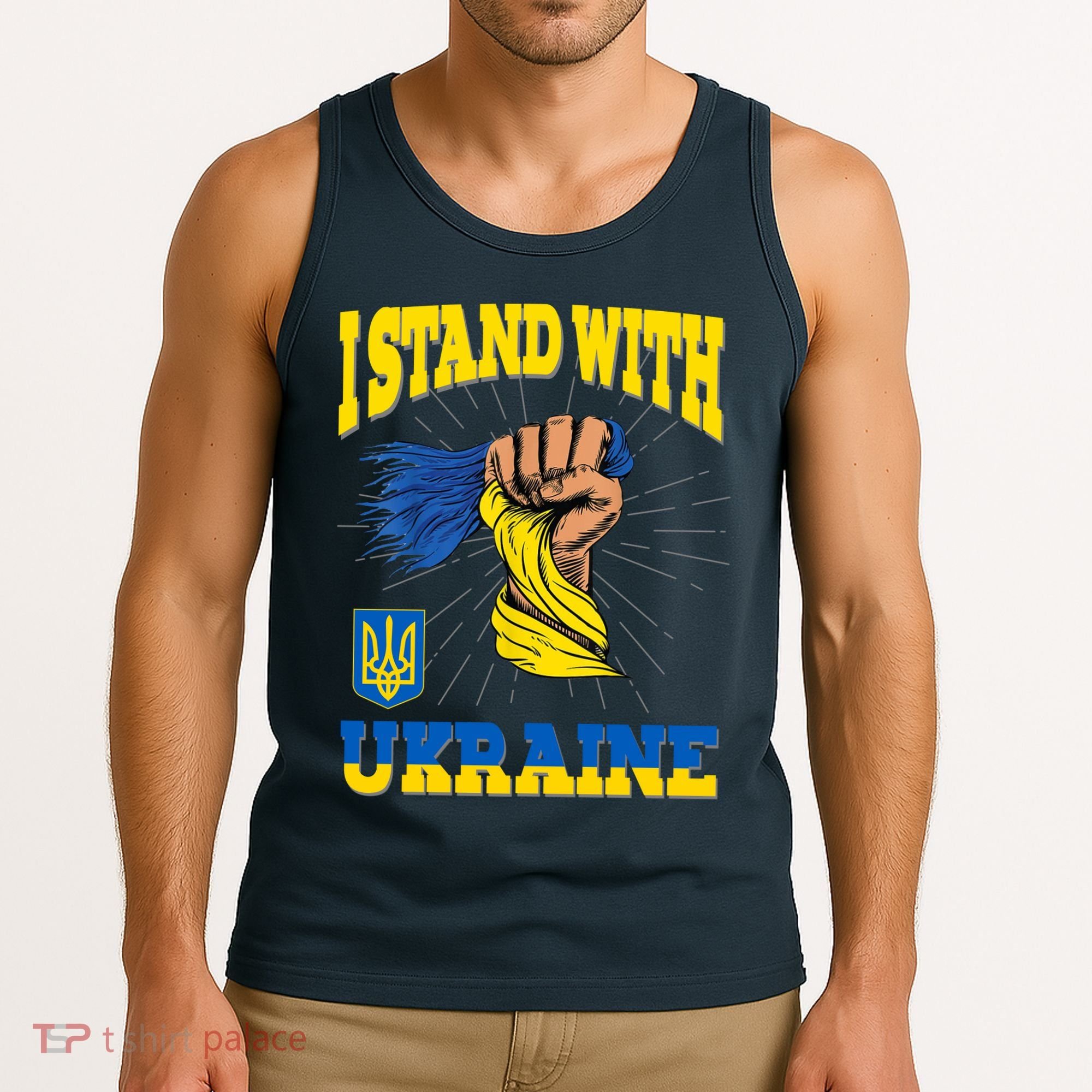Powerful I Stand With Ukraine Tank Top