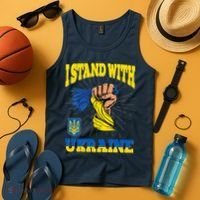 Powerful I Stand With Ukraine Tank Top thumb 4