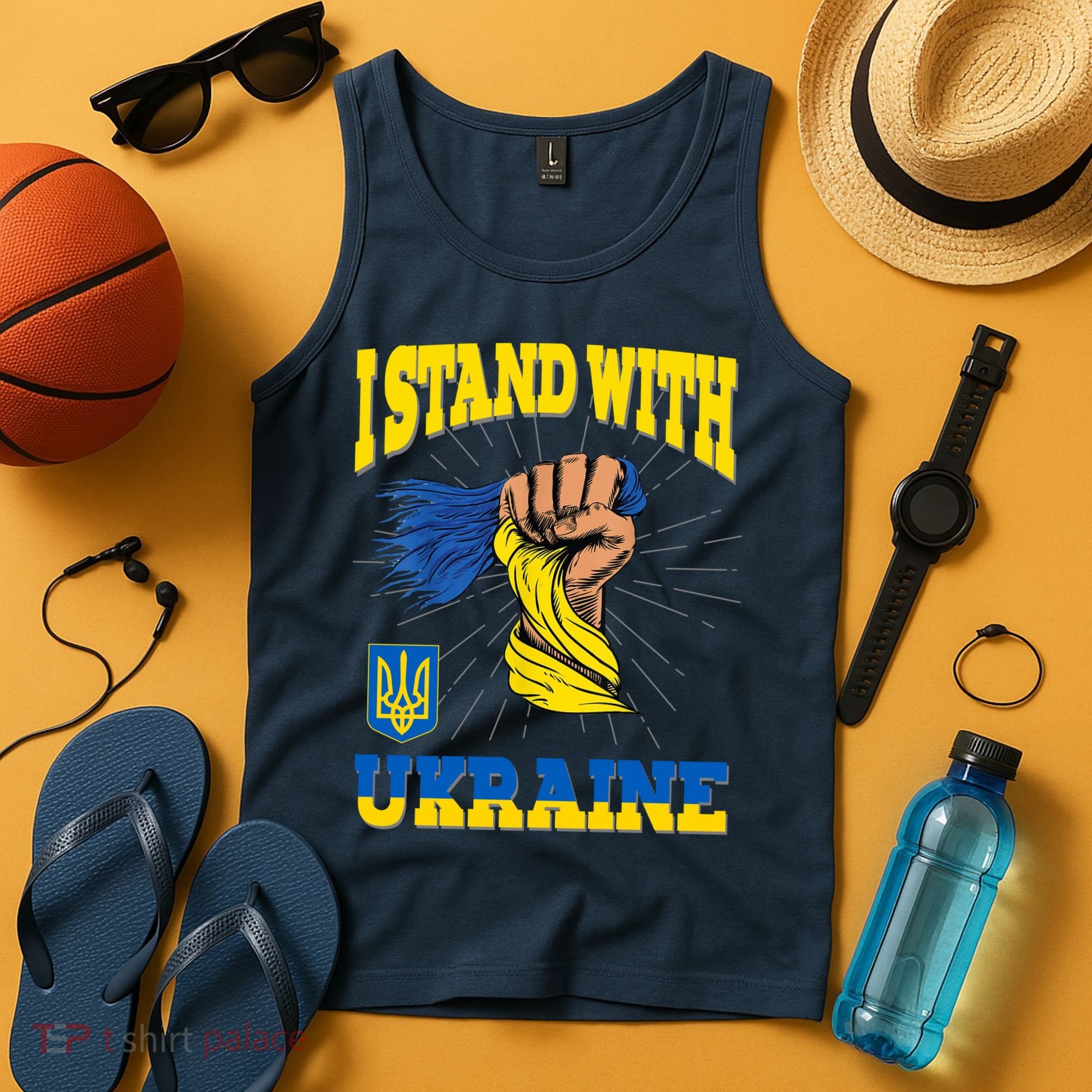 Powerful I Stand With Ukraine Tank Top