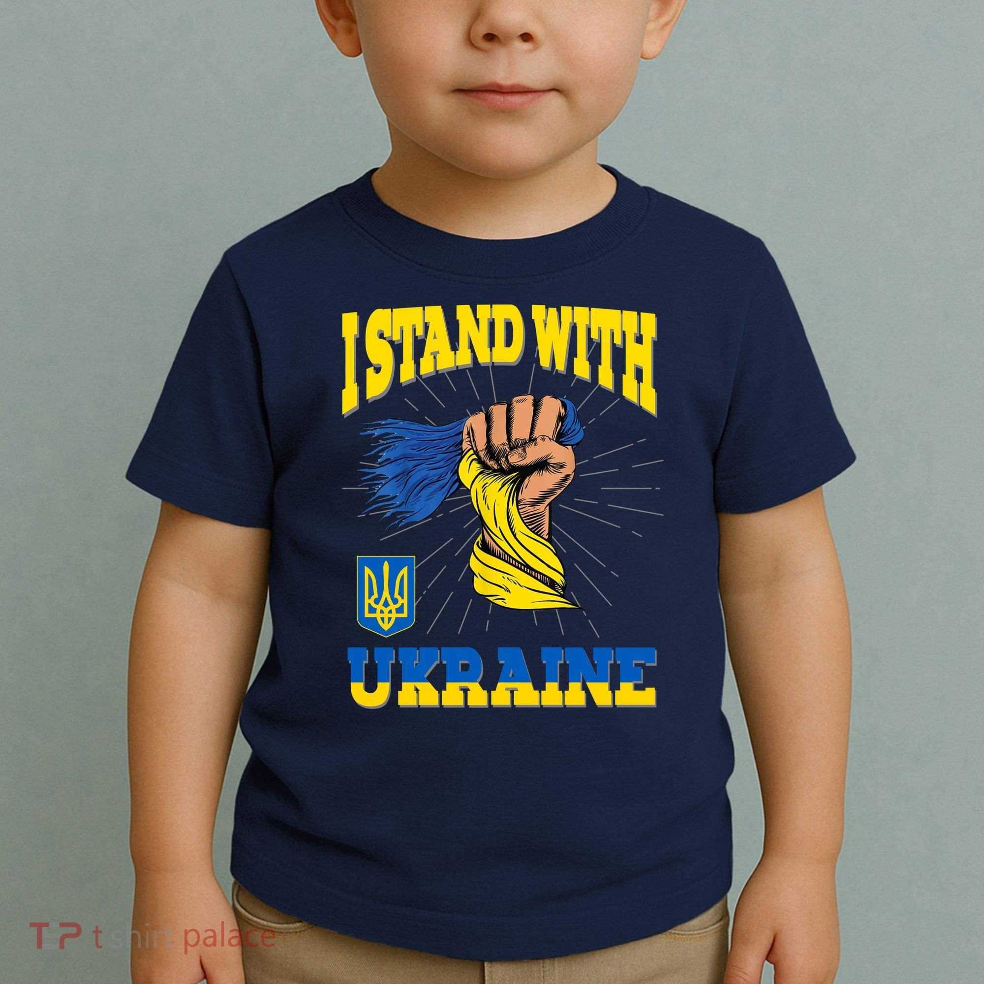 Powerful I Stand With Ukraine Toddler T-Shirt