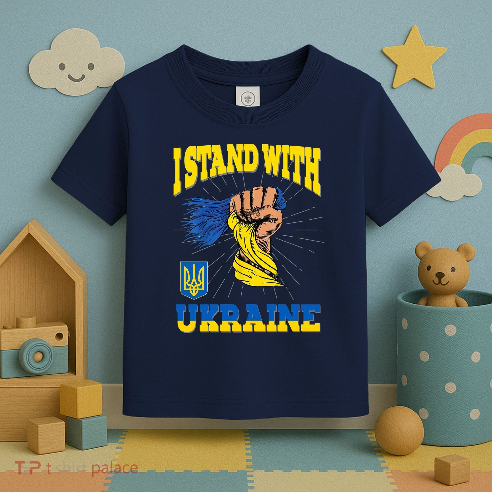 Powerful I Stand With Ukraine Toddler T-Shirt