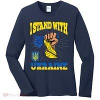 Powerful I Stand With Ukraine Women's Long Sleeve Shirt thumb 0