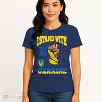 Powerful I Stand With Ukraine Women's T-Shirt thumb 4