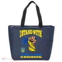 Powerful I Stand With Ukraine Tote Bag thumb 0