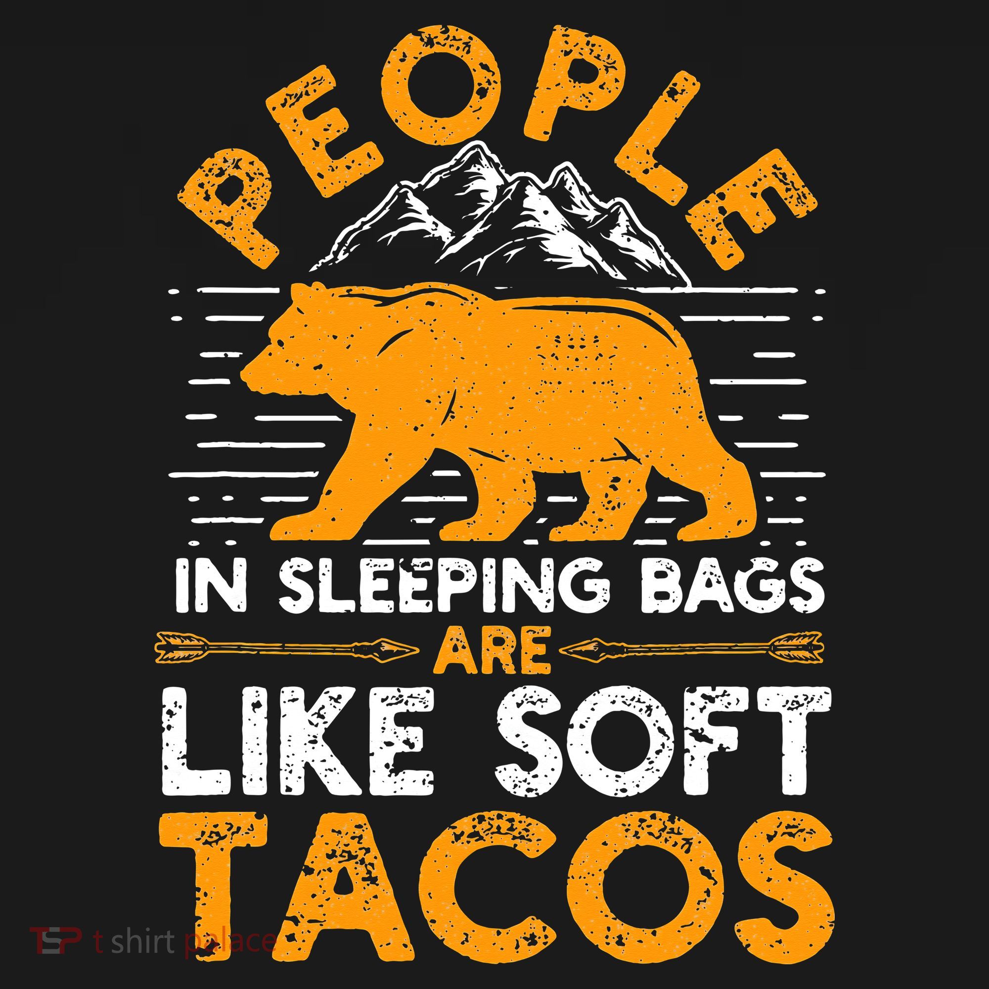 People In Sleeping Bags Are Like Soft Tacos Mexican Camping Women's Tank Top