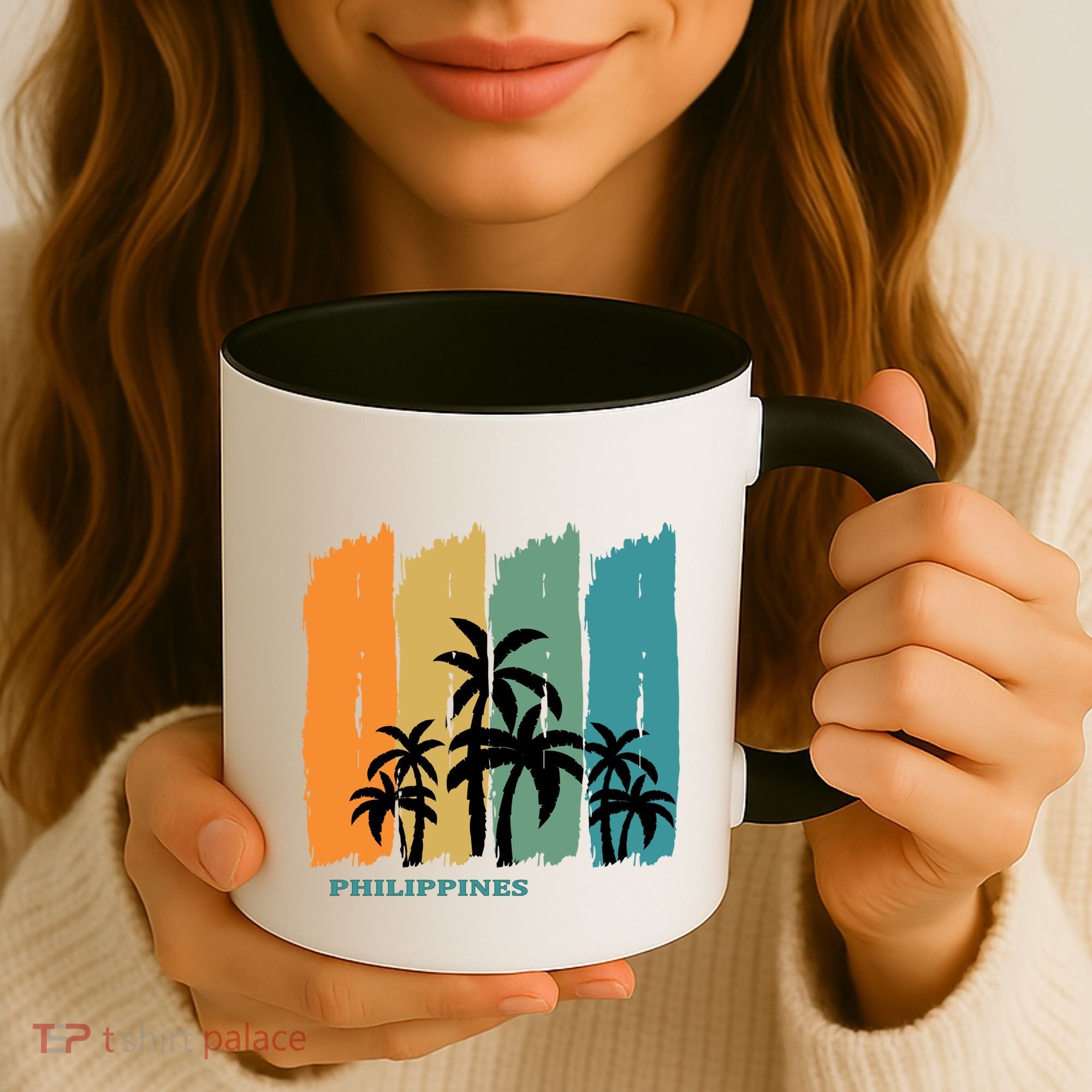 Palms Island Southeast Asia Sun Souvenir Palawan Gift Coffee Mug