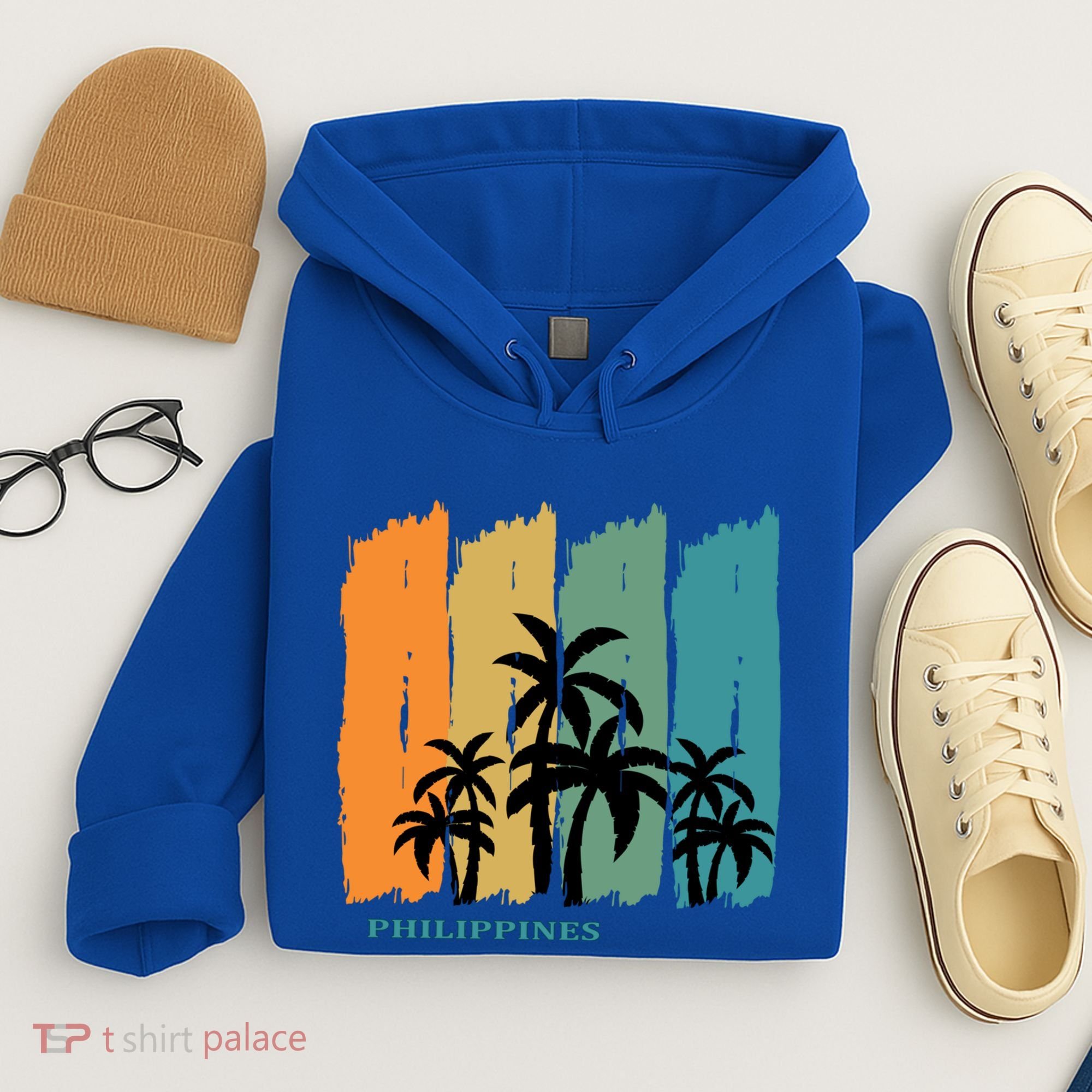 Palms Island Southeast Asia Sun Souvenir Palawan Gift Hoodie
