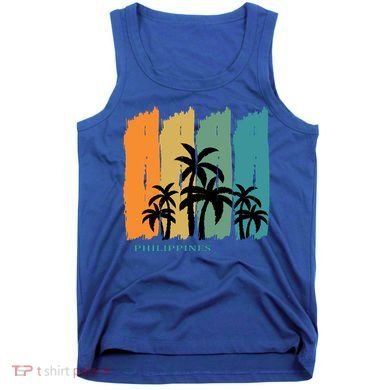 Palms Island Southeast Asia Sun Souvenir Palawan Gift Tank Top