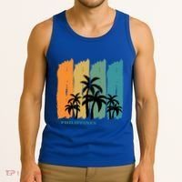 Palms Island Southeast Asia Sun Souvenir Palawan Gift Tank Top thumb 3