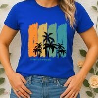 Palms Island Southeast Asia Sun Souvenir Palawan Gift Women's T-Shirt thumb 2