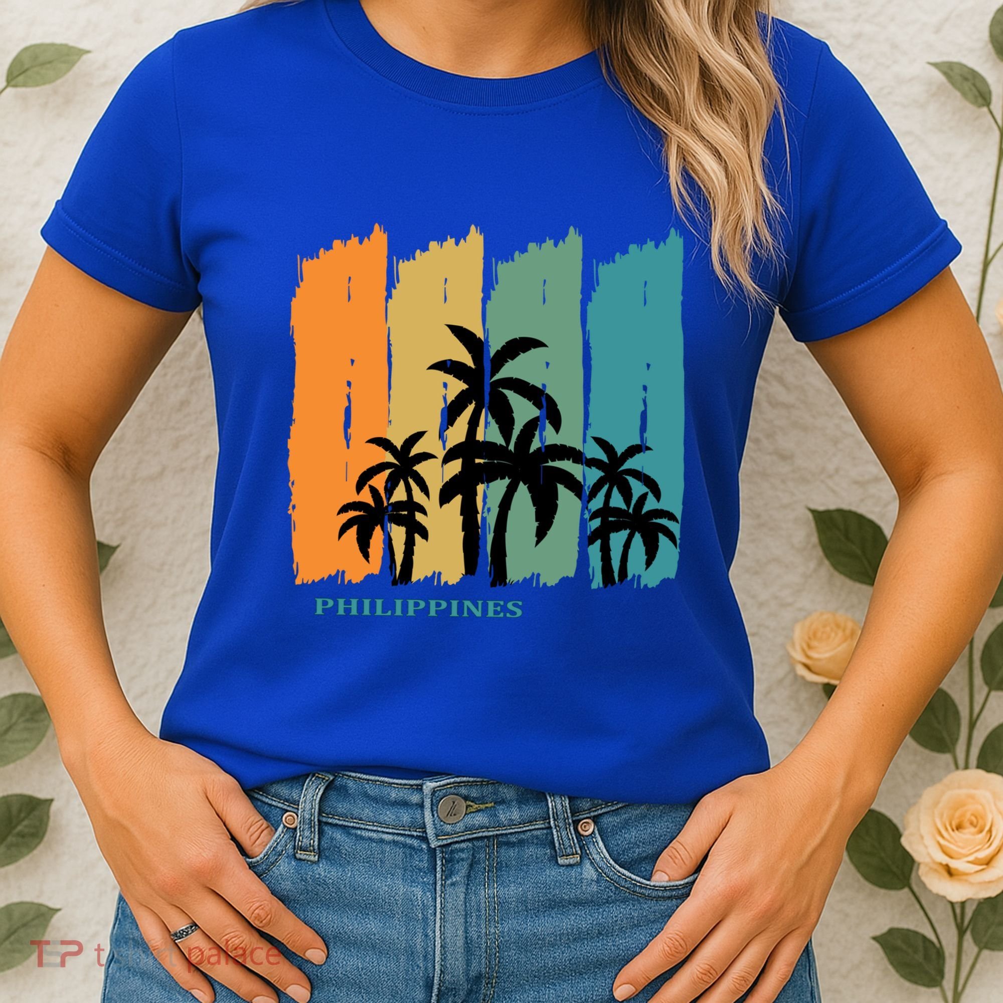 Palms Island Southeast Asia Sun Souvenir Palawan Gift Women's T-Shirt