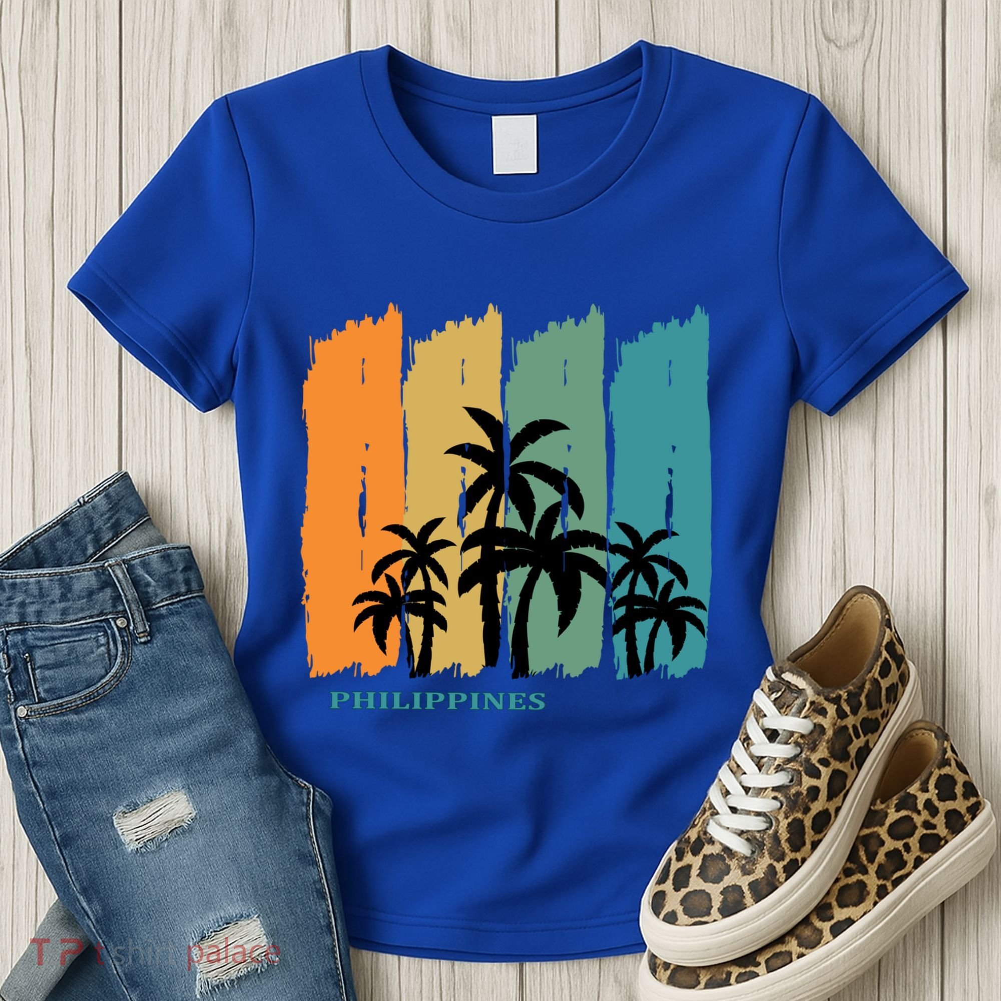 Palms Island Southeast Asia Sun Souvenir Palawan Gift Women's T-Shirt