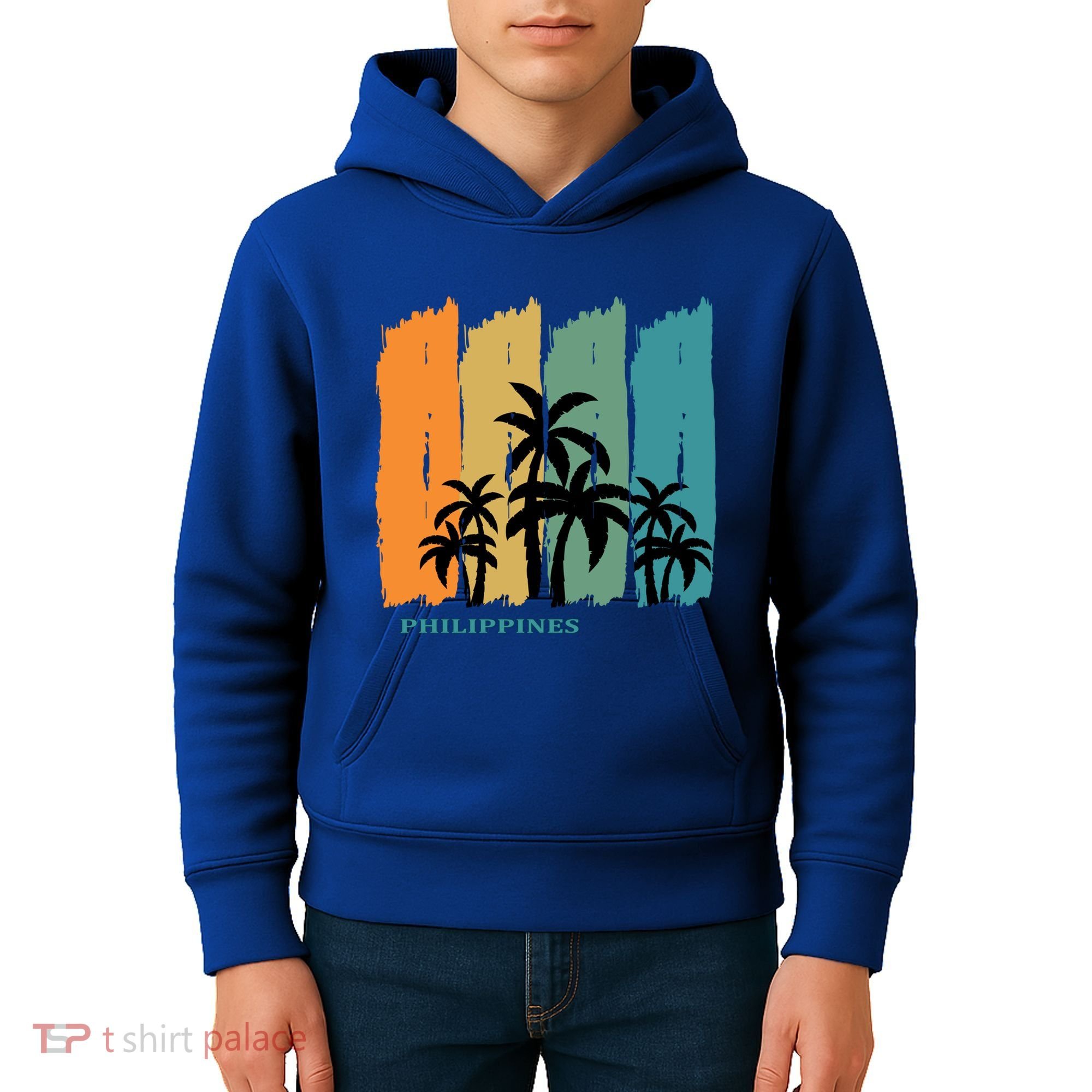 Palms Island Southeast Asia Sun Souvenir Palawan Gift Kids Hoodie