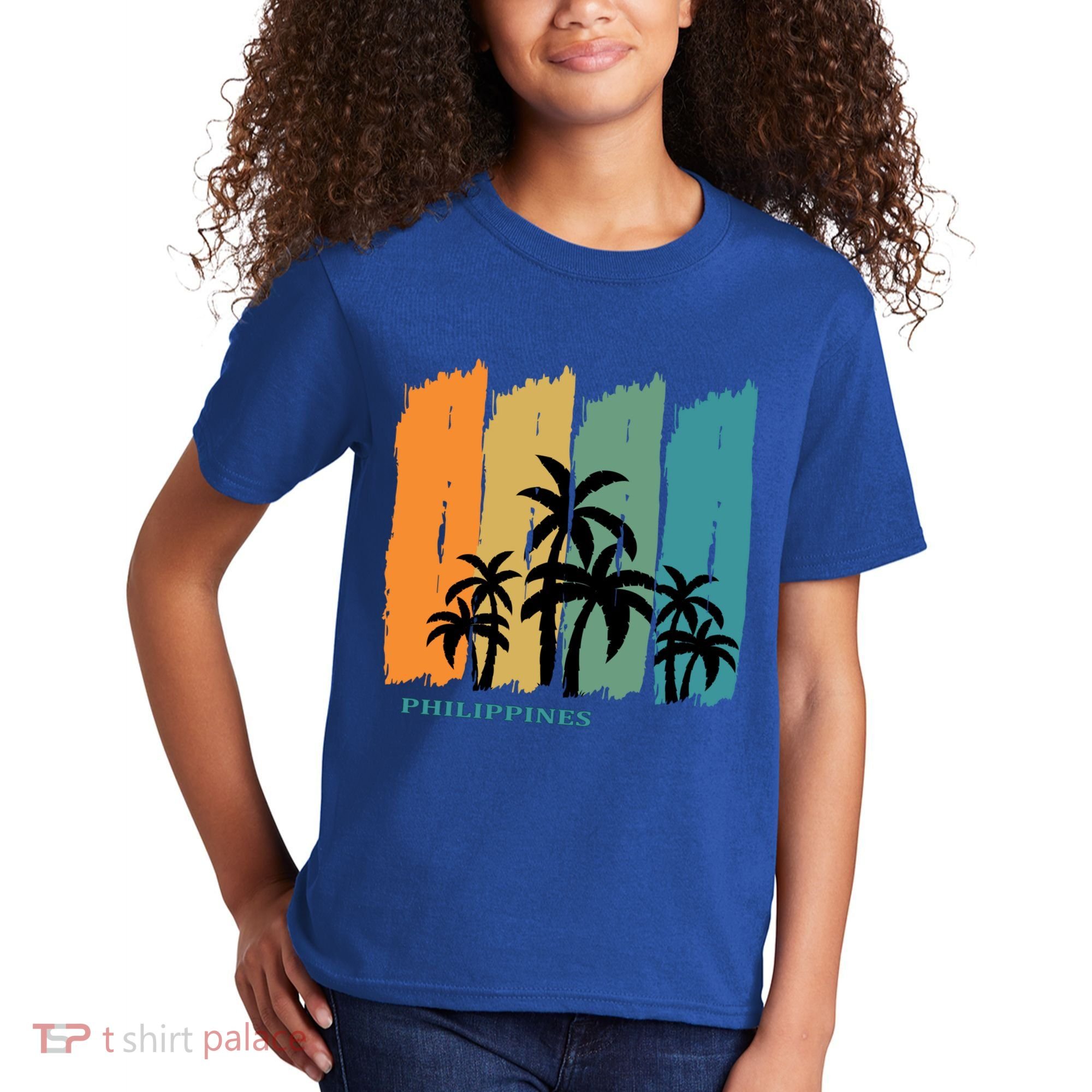 Palms Island Southeast Asia Sun Souvenir Palawan Gift Kids T-Shirt