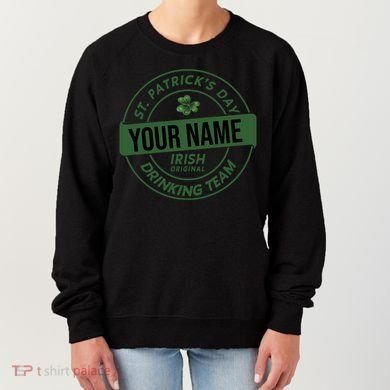 Personalized Irish Shirt Drinking Team Women's Sweatshirt
