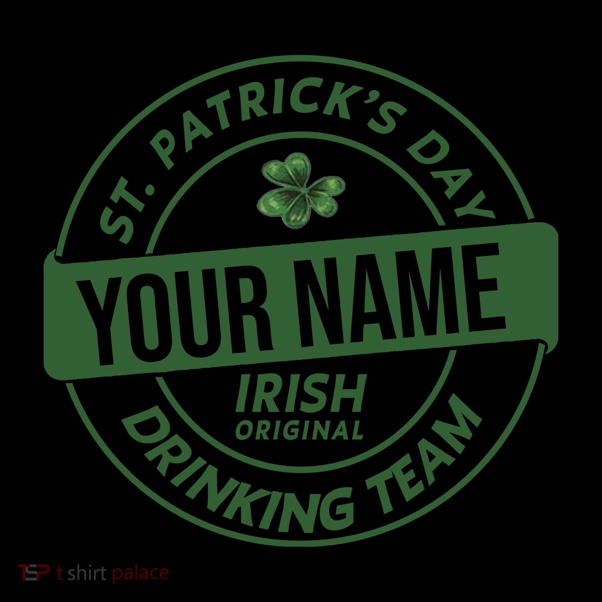 Personalized Irish Shirt Drinking Team Tote Bag