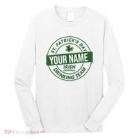 Personalized Irish Shirt Drinking Team Long Sleeve Shirt thumb 0