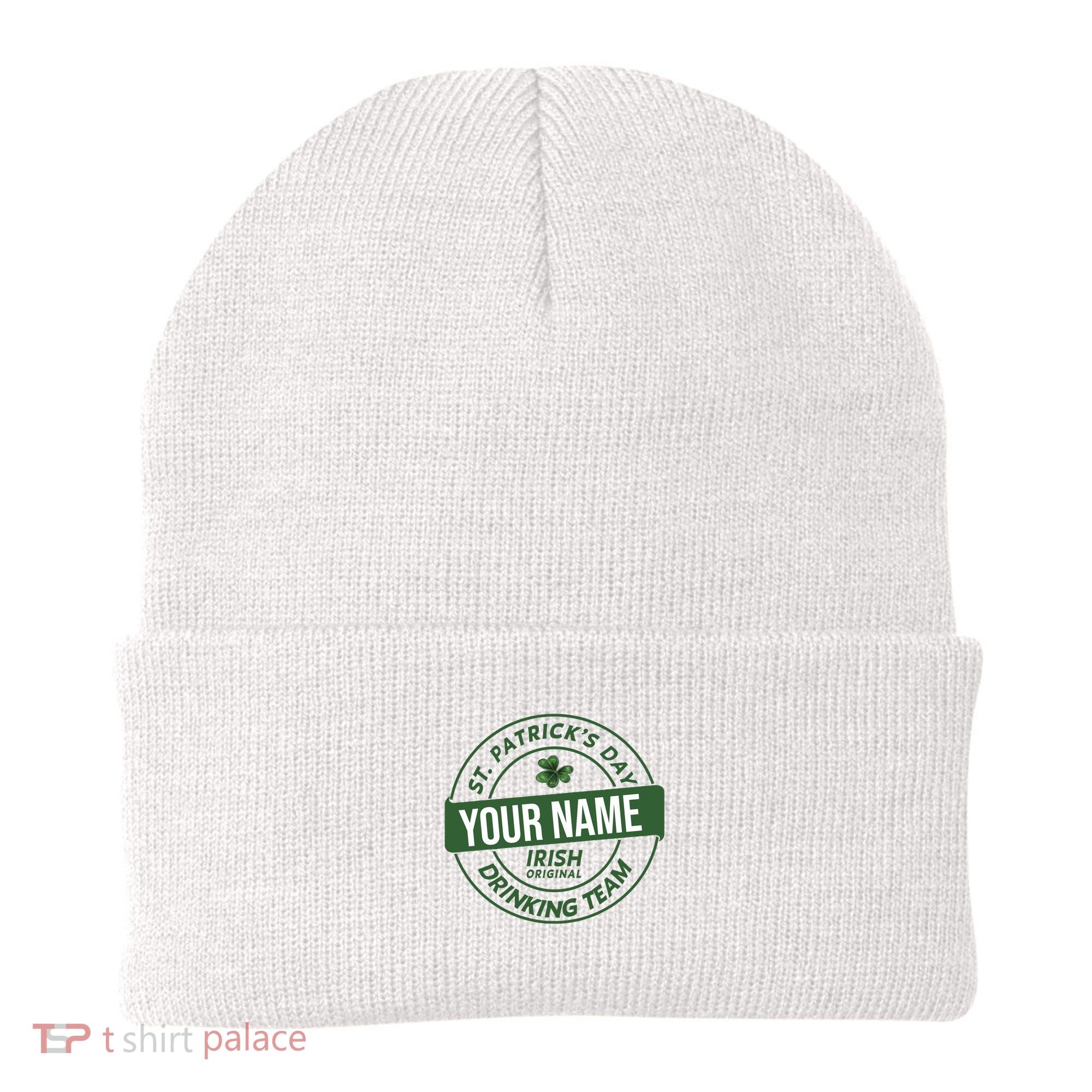 Personalized Irish Shirt Drinking Team Beanie
