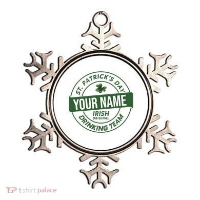 Personalized Irish Shirt Drinking Team Ornament