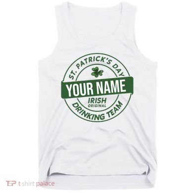 Personalized Irish Shirt Drinking Team Tank Top
