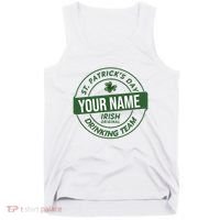 Personalized Irish Shirt Drinking Team Tank Top thumb 0