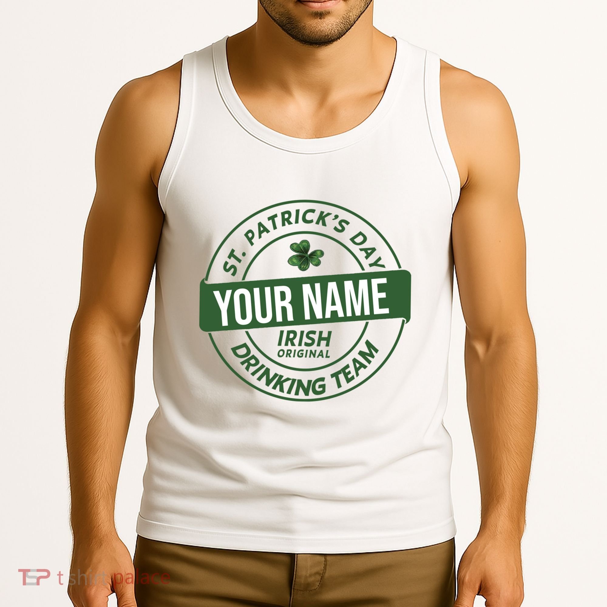 Personalized Irish Shirt Drinking Team Tank Top