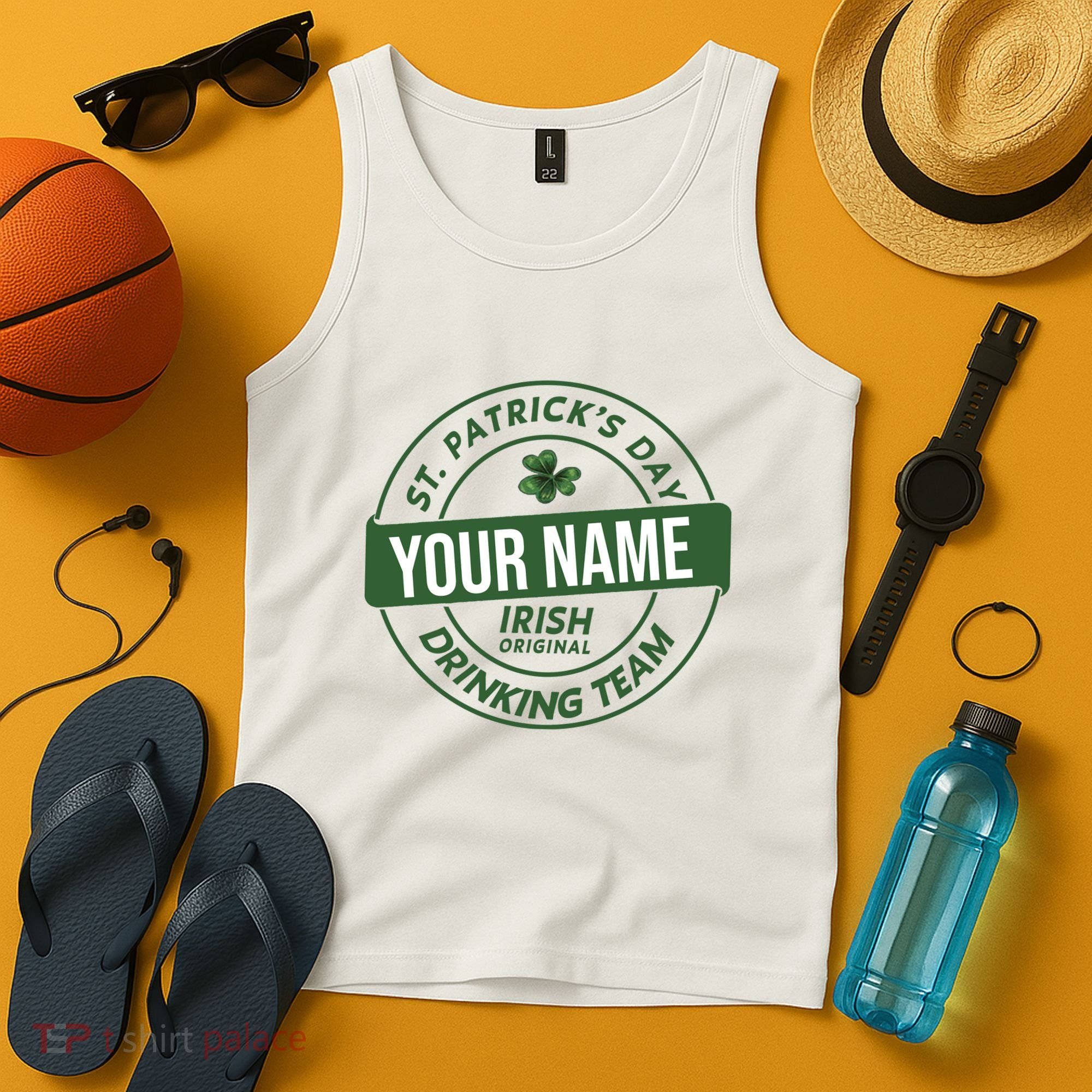 Personalized Irish Shirt Drinking Team Tank Top