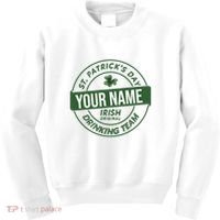Personalized Irish Shirt Drinking Team Kids Sweatshirt thumb 0