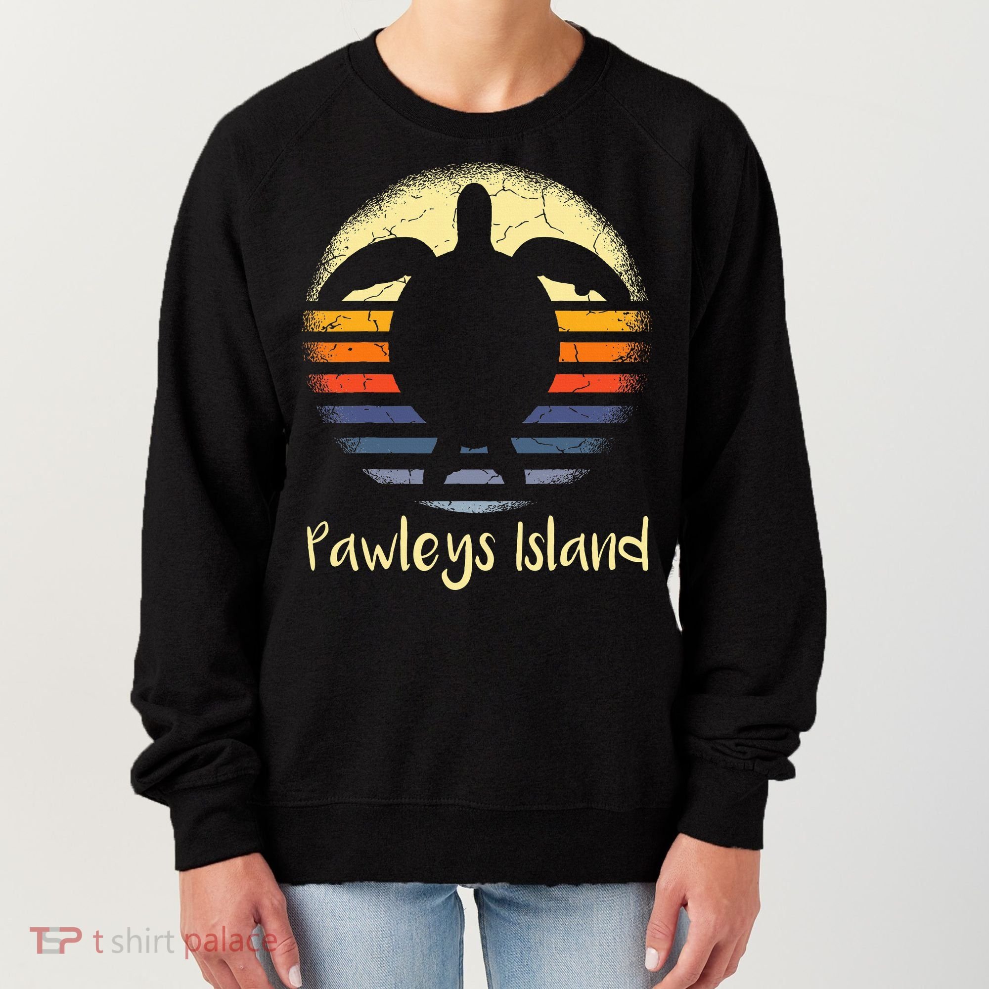 Pawleys Island South Carolina Sc Loggerhead Sea Turtle Lover Women's Sweatshirt