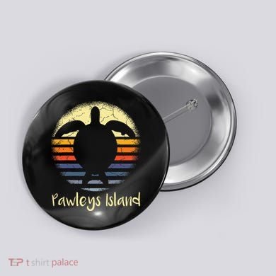 Pawleys Island South Carolina Sc Loggerhead Sea Turtle Lover Button