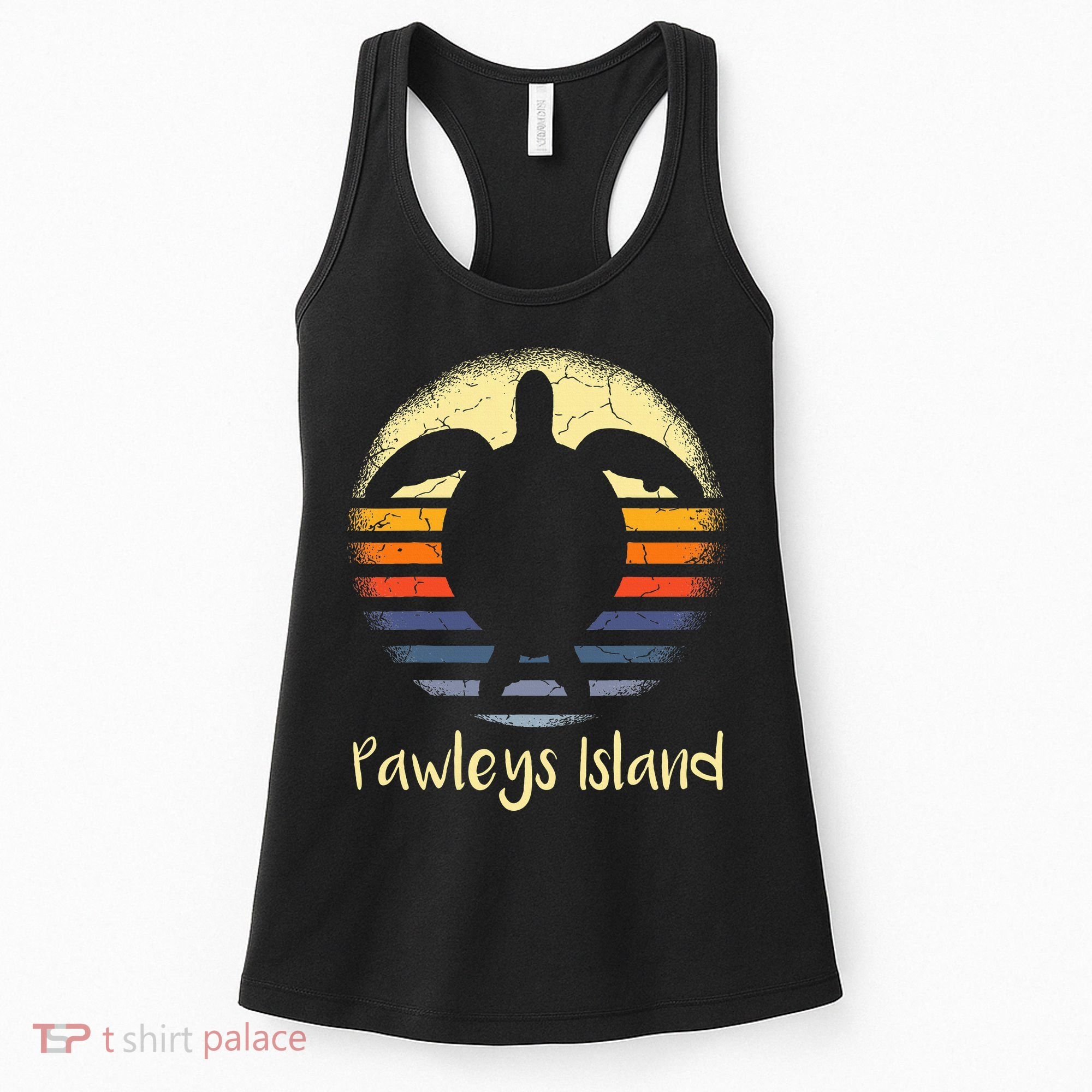 Pawleys Island South Carolina Sc Loggerhead Sea Turtle Lover Women's Tank Top