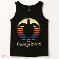 Pawleys Island South Carolina Sc Loggerhead Sea Turtle Lover Tank Top thumb 2