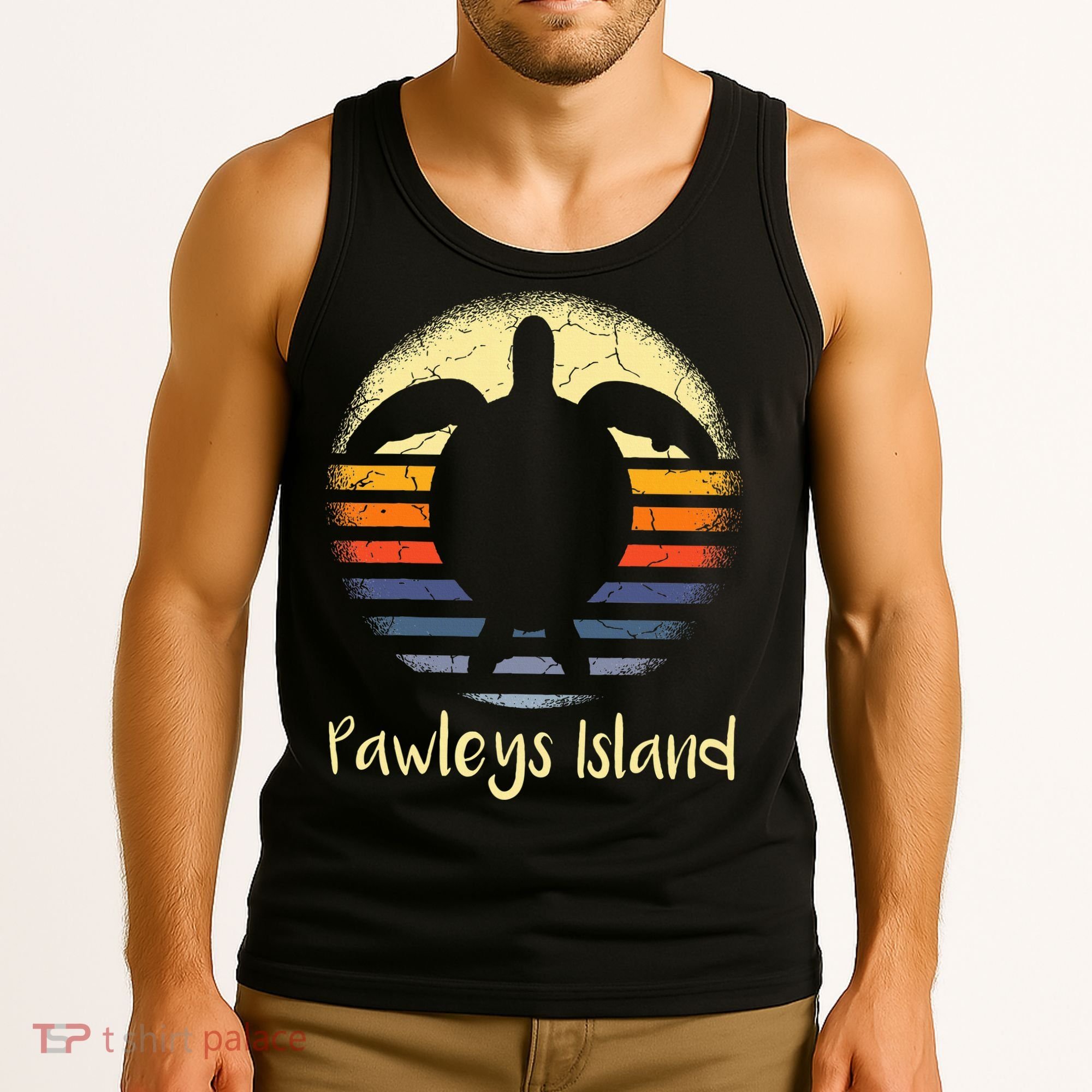 Pawleys Island South Carolina Sc Loggerhead Sea Turtle Lover Tank Top