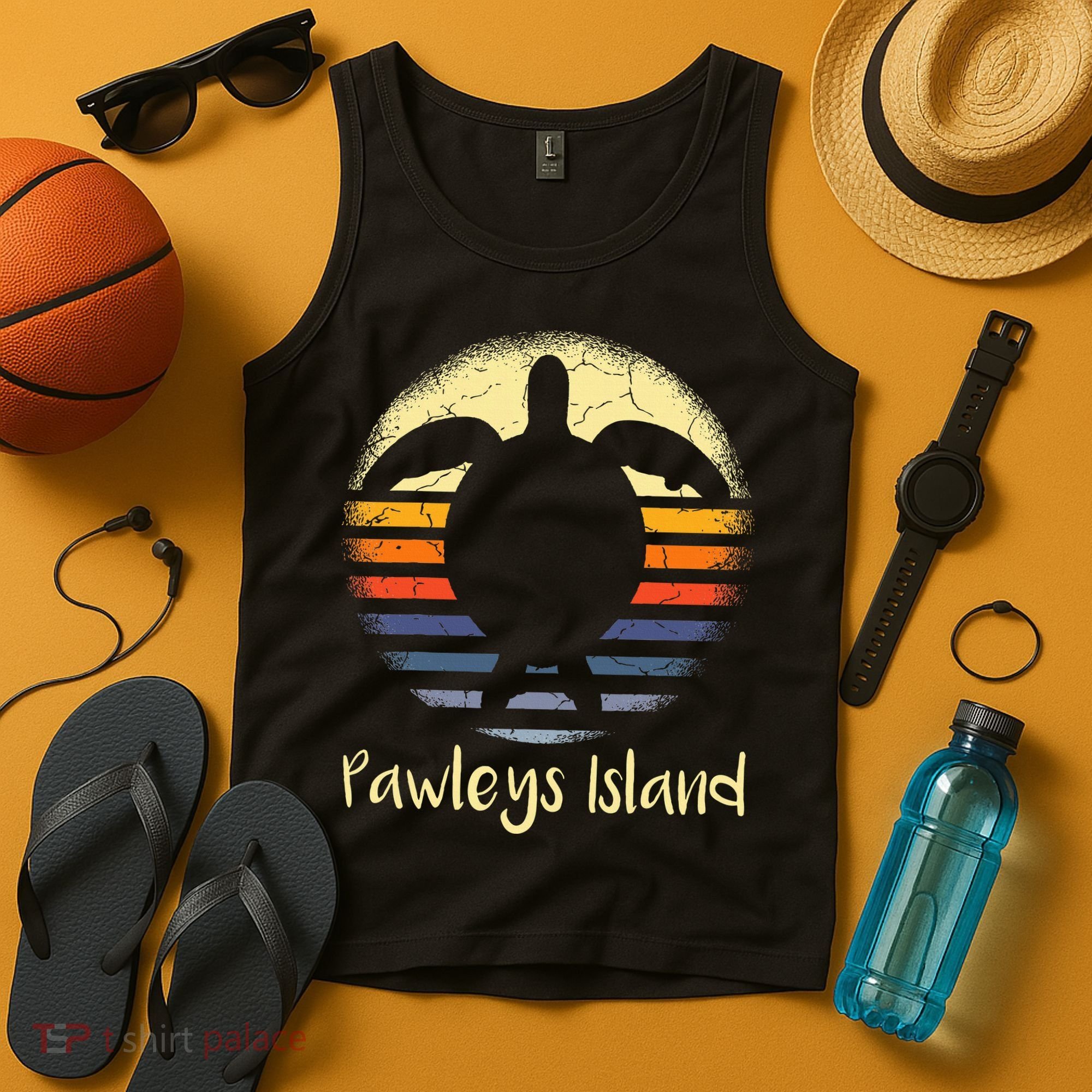 Pawleys Island South Carolina Sc Loggerhead Sea Turtle Lover Tank Top