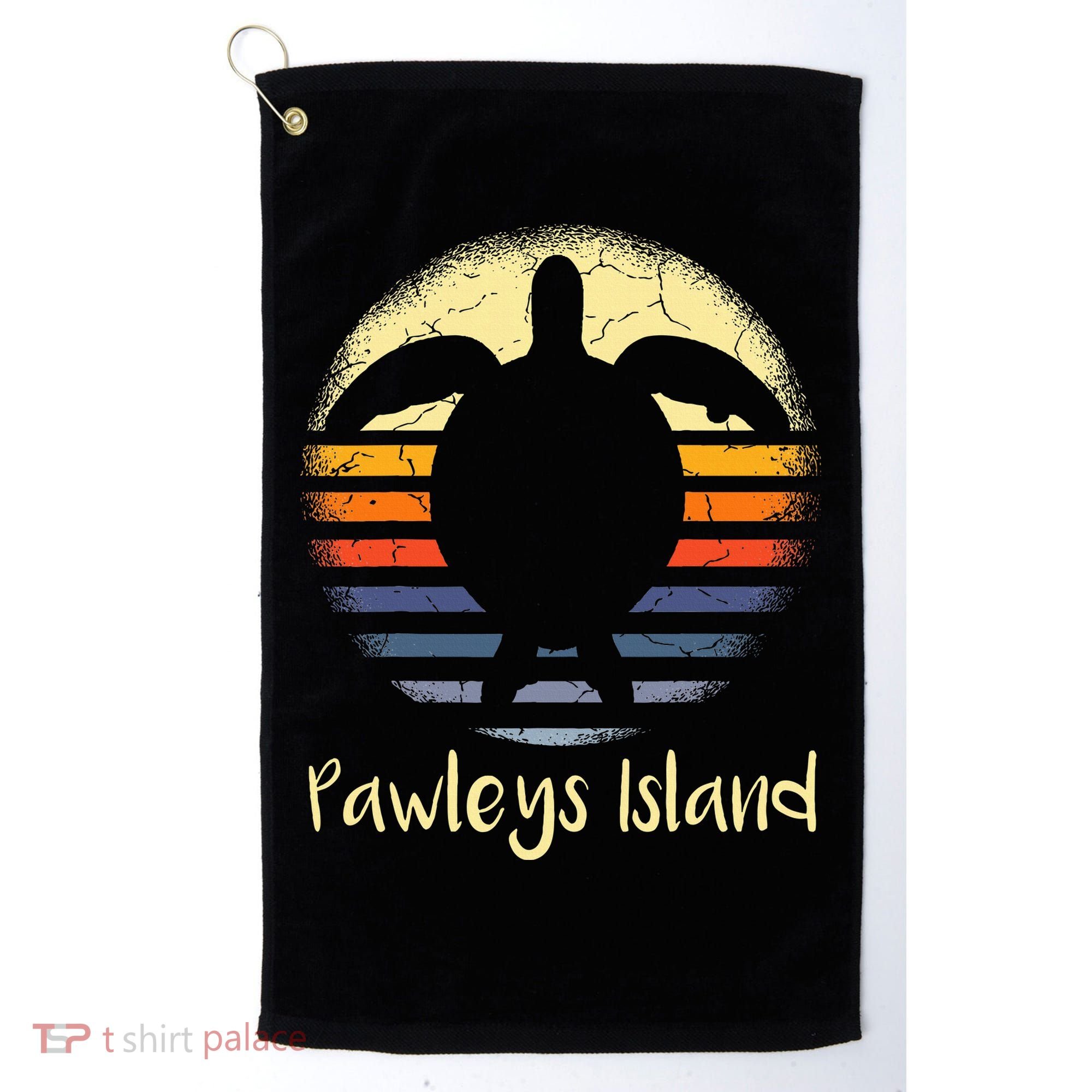 Pawleys Island South Carolina Sc Loggerhead Sea Turtle Lover Golf Towel