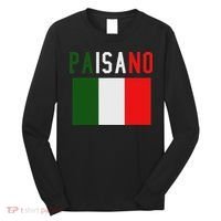 Paisano Italian Slang, Funny Italian Sayings Gift Long Sleeve Shirt thumb 0