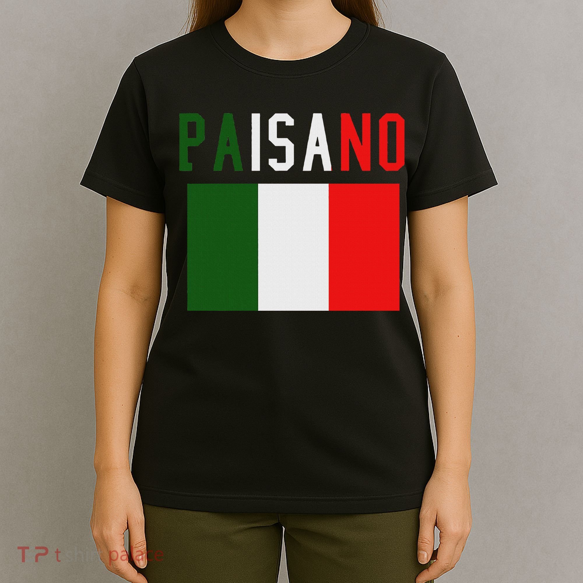 Paisano Italian Slang, Funny Italian Sayings Gift T-Shirt